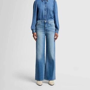 7 For All Mankind Blue Flare Jeans